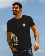 Fitness Gym T-Shirt Workout Half Sleeve Cotton Tee