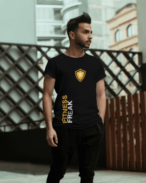 Fitness Gym T-Shirt Workout Half Sleeve Cotton Tee2
