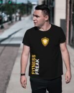 Fitness Gym T-Shirt Workout Half Sleeve Cotton Tee2