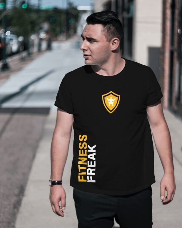 Fitness Gym T-Shirt Workout Half Sleeve Cotton Tee2