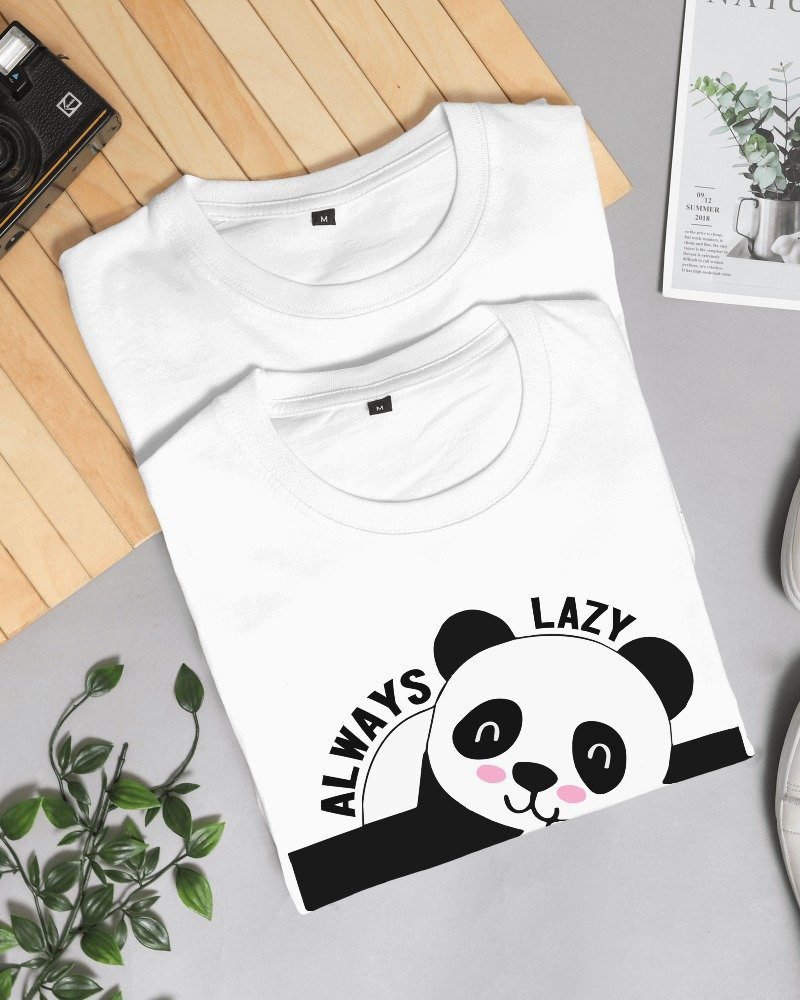 MountCart Lazy Panda T-Shirt
