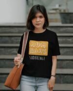 MountCart store Hum Nahi Sudhrenge Typography Printed T Shirt