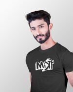 Mitro Printed Black T-Shirts for Men - Image 3