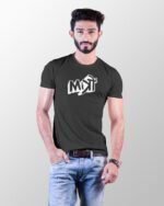 Mitro Printed Black T-Shirts for Men - Image 4