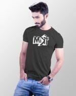 Mitro Printed Black T-Shirts for Men - Image 6