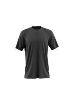 Dragon Silver Graphic Printed Back Printed Cotton Black T-Shirts - Image 2
