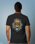MountCart Store Tiger Graphic Printed 100% Cotton T-Shirt - Regular Fit, Round Neck, Half Sleeve