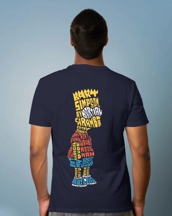 MountCart Store Patch Graphics Printed 100% Cotton T-Shirts - Regular Fit, Round Neck, Half Sleeve