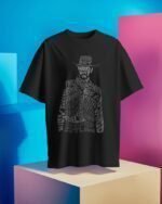 MountCart Store patch Graphics Printed 100% Cotton T-Shirts - Regular Fit, Round Neck, Half Sleeves - Image 2