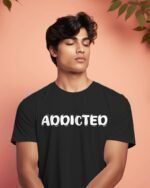 MountCart Store Addicted Collections Graphics Printed Regular Cotton T-Shirt