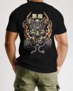 MountCart Store Streetwear Dragon Collection Printed Regular Cotton T-Shirts - Image 3