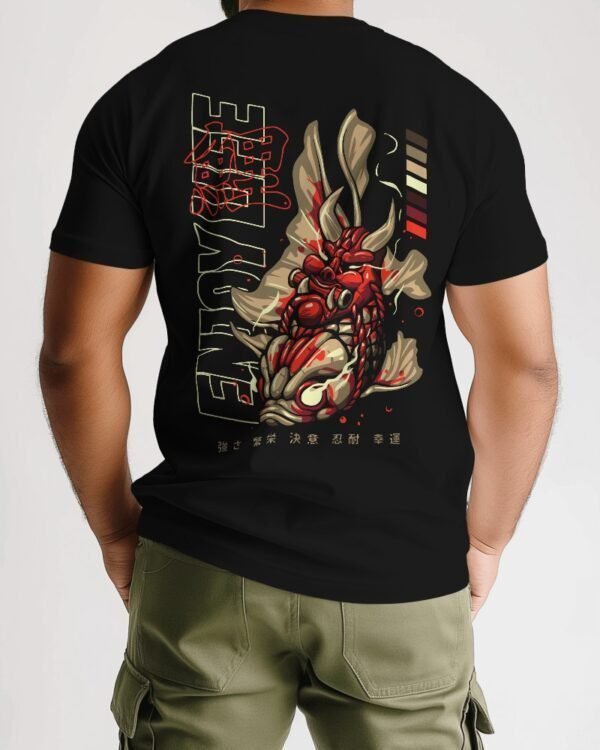 MountCart Store Streetwear collection Printed Regular Bio-wash Cotton Tshirt