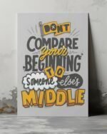 High quality printed motivational quotes glossy metal posters for walls - Image 2