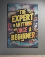High quality motivational quotes metal glossy posters for walls - Image 10