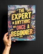 High quality motivational quotes metal glossy posters for walls - Image 9