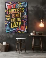 High quality motivational quotes metal glossy posters for walls decoration
