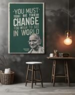 High quality motivational quotes metal glossy posters for walls