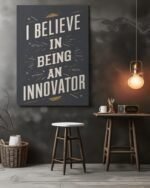 High quality motivational quotes metal glossy poster for wall decoration