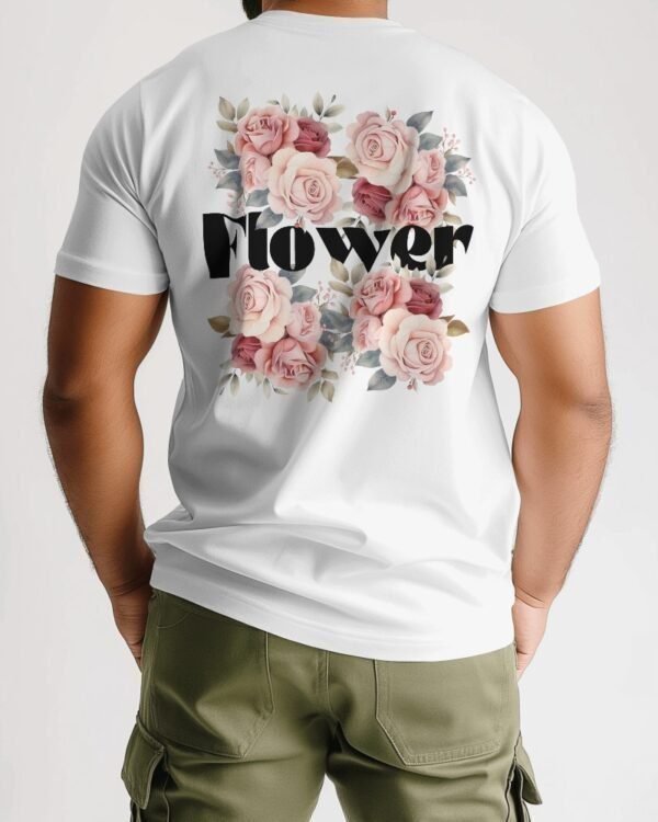 MountCart Store bloom & Life Graphic Printed 100% Cotton T-Shirt Regular Fit, Round Neck, Half Sleeves
