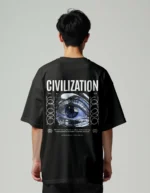 MountCart Store civilization oversized cotton t-shirts
