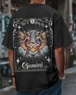 Mountcart Store zodiac Gemini oversized T-shirts