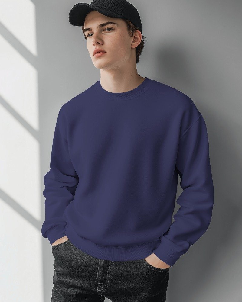 MountCart store Navy full sleeve sweatshirts