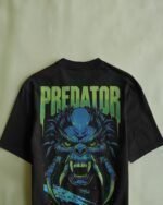 Predator back printed oversized t-shirt